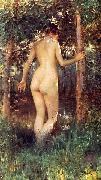 Julius LeBlanc Stewart Study Of A Nude Woman Germany oil painting artist
